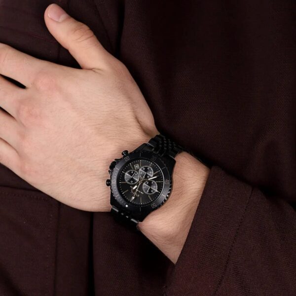 Montre Michael Kors Bayville Homme MK8750 noir acier Montre Michael Kors Bayville Homme MK8750 noir acier